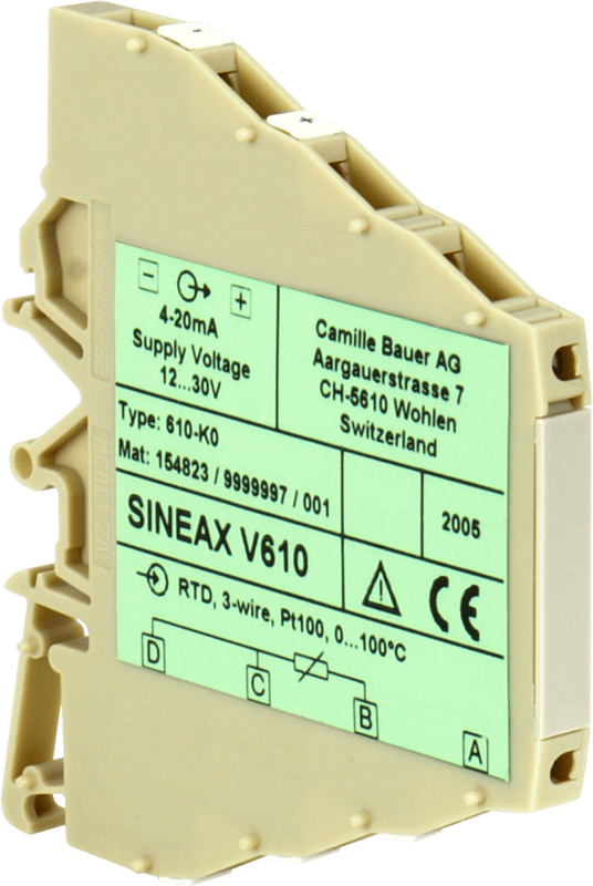 sineax-v610温度变送器 sineax-v610温度变送器